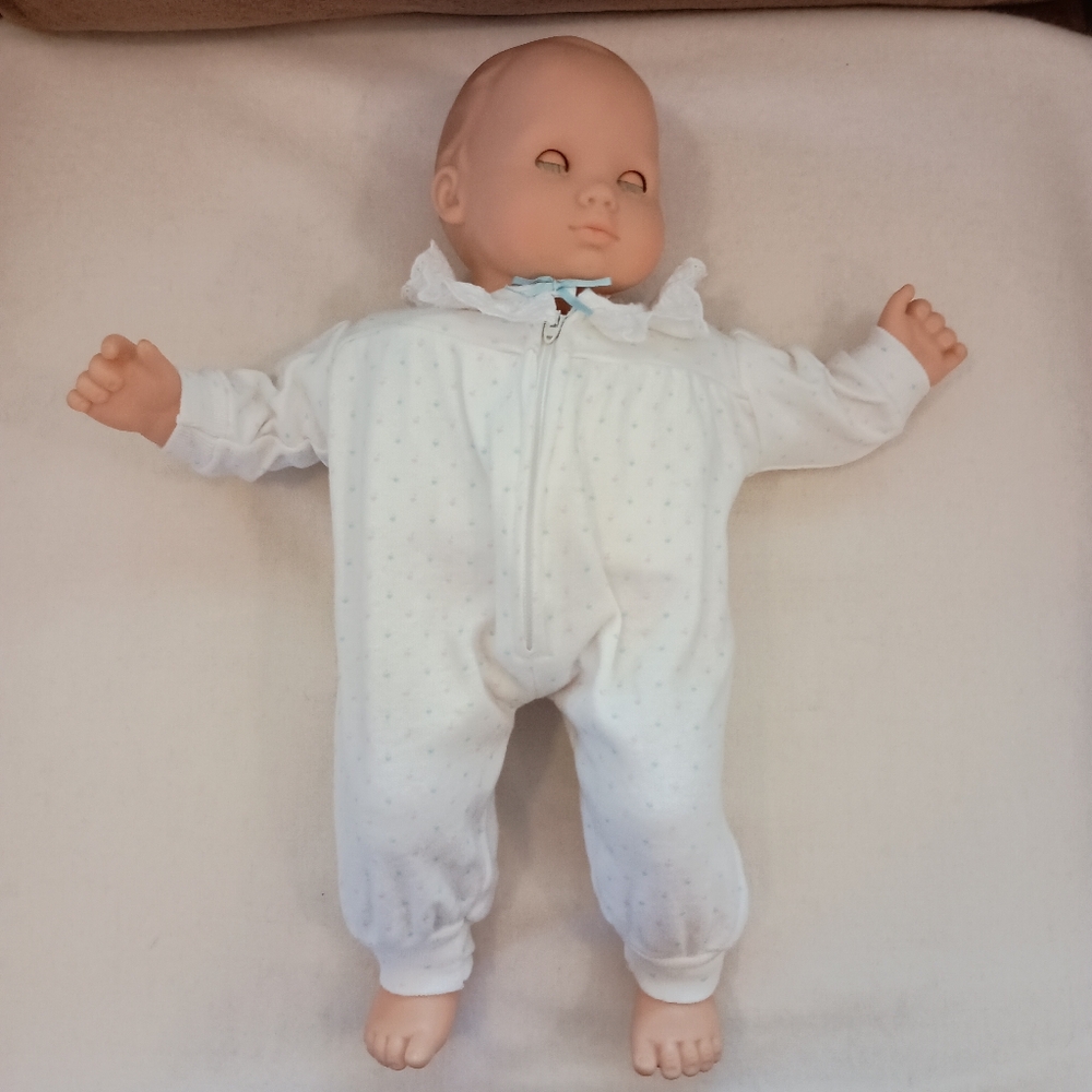 Pleasant Company Our New Baby w/ Meet Outfit Sleeper, Under Shirt Bitty Baby